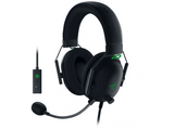 Auriculares Gaming - Razer Blackshark V2, Cable, De 32 Ω a 1 KHz, Negro + Potenciador de Micrófono USB