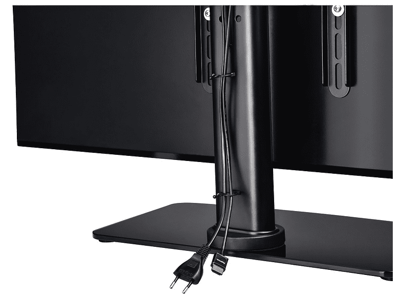 Soporte TV - Hama 00108789, Inclinable, Pantalla de 32 a 55, VESA 400 x 400 mm, Giro de 90º, Negro