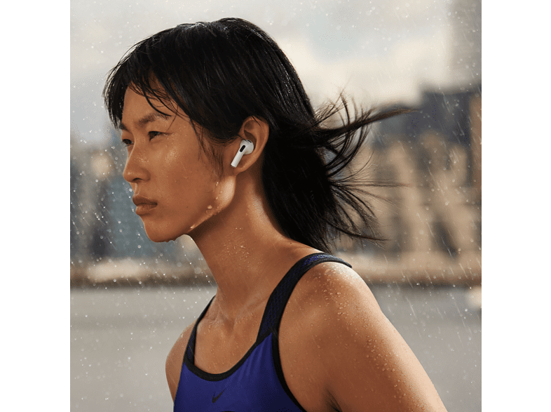 Apple AirPods (2022 3ª gen), Inalámbricos, Bluetooth®, Estuche carga no inalámbrica, Chip H1, Siri, Blanco