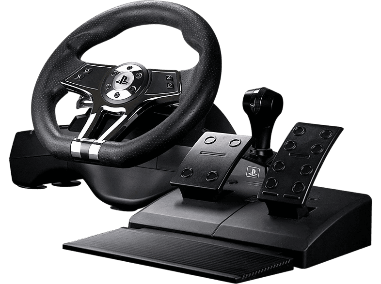 Volante - FR-TEC Hurricane MK II, Con Pedales, Rotación 270º, Vibración, Licenciado para PlayStation, Negro