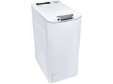 Lavadora carga superior - Hoover H-WASH 300 H3TM48TACE, 8kg, 1400rpm, 16 Programas, Blanco