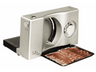 Cortafiambres - Jata CF301 Potencia 100W, Zona de corte y carro inox, Bandeja recogelonchas