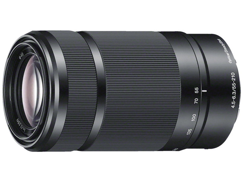 Objetivo EVIL - Sony E 55-210mm f/4.5-6.3 OSS, Negro