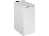 Lavadora carga superior - Indesit BTW S60400 SP N, 6 kg, 1000 rpm, 78 dB, 2100 W, Tambor 42 l, Blanco