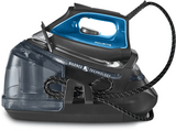 Centro de planchado - Rowenta DG9226 Silence Steam Pro, 7.6bar, Golpe de calor 490gr/min, Azul