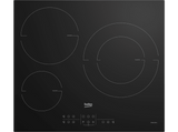 Encimera - Beko HIIS63206M, Eléctrica, Inducción, 3 zonas, Negro
