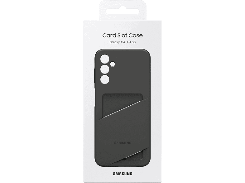Funda - Samsung, Para Samsung Galaxy A14, con Tarjetero, Trasera, TPU, 6.6, Negro