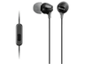 Auriculares botón - Sony MDR-EX15APB, Negro, iman de neodimio, Especial Android