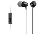 Auriculares botón - Sony MDR-EX15APB, Negro, iman de neodimio, Especial Android