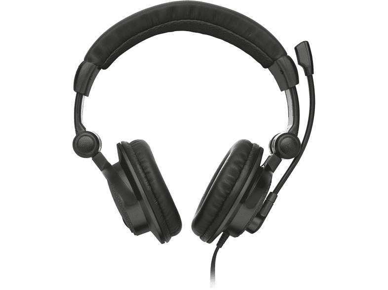 Auriculares gaming - Trust Como, Diadema Con Cable, Micrófono flexible, Control de volumen, Negro