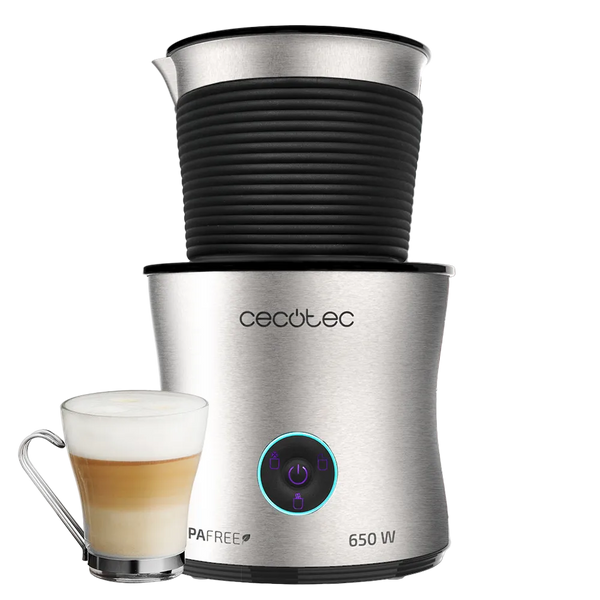 Espumador - Cecotec Power Moca Spume 5000. 4 en 1, Prepara Chocolate, Jarra Apta para Lavavajillas