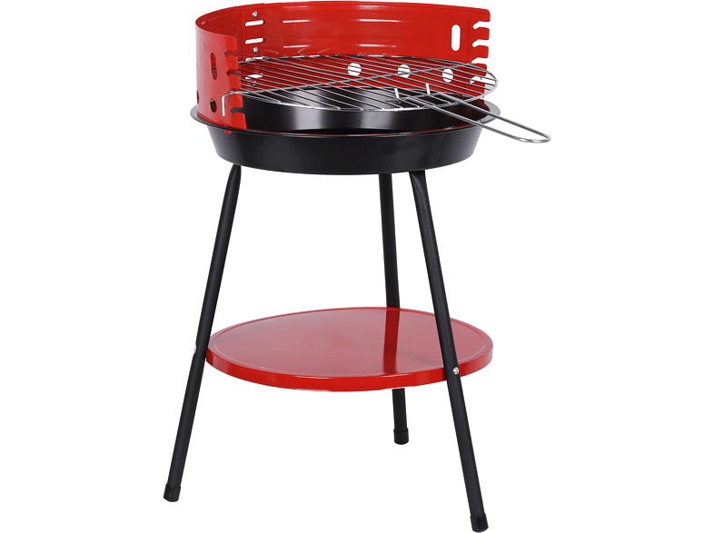 Barbacoa - NK HO33009, Hierro, De pie, 34*34 cm, Rojo