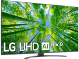TV LED 65 - LG 65UQ81006LB, UHD 4K, Inteligente a5 Gen5 AI 4K, Smart TV, DVB-T2 (H.265), Negro