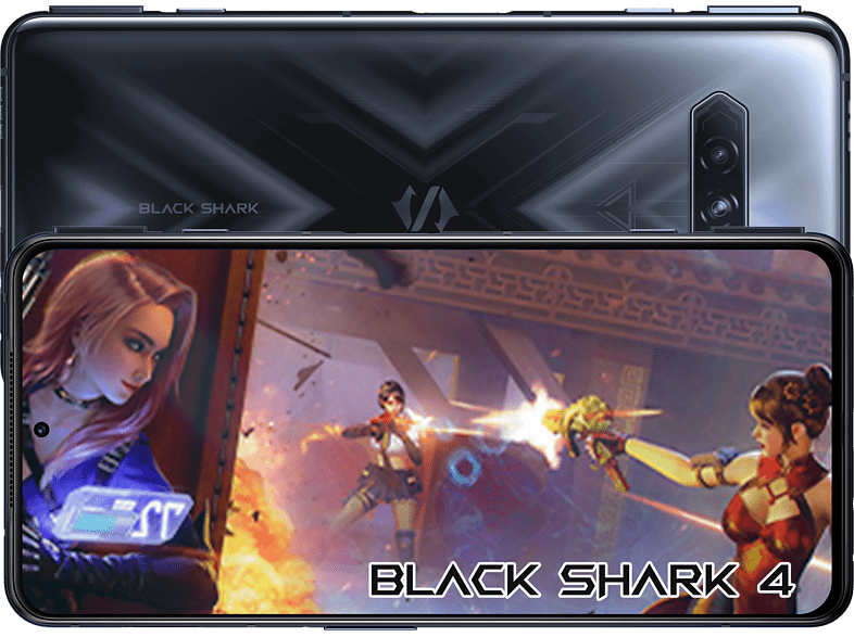 Móvil - Black Shark 4, Negro, RAM 12 GB, 256 GB, 6.67 , Full HD+, AMOLED, Octa Core , Snapdragon 870 1x 3.2 GHz, Android 11