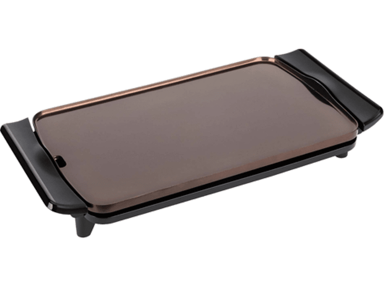 Plancha de asar - Jata JEGR0550, 2500 W, Antiadherente, Aluminio y terrastone, 55 cm, Negro