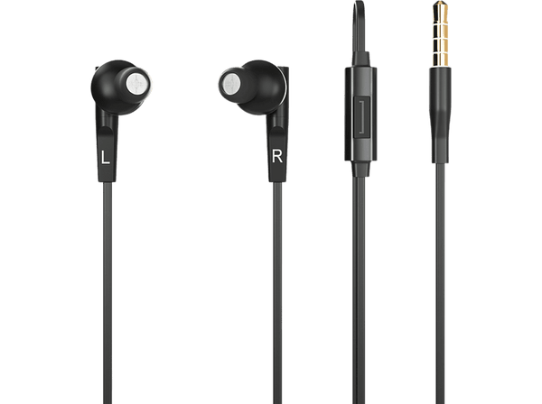 Auriculares de botón - Vieta Pro VHP-BC099BK, Cable, Micrófono, Mini Jack, Cable 1.2 m, Negro