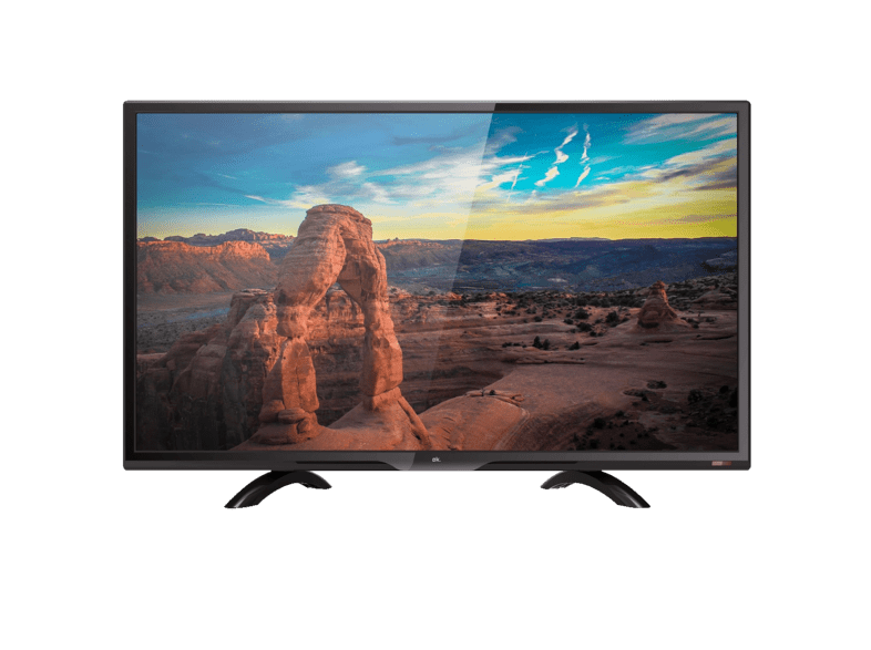 TV LED 24 - OK ODL 24661HN-DB, HD, Sonido Dolby 4.6 W, Negro