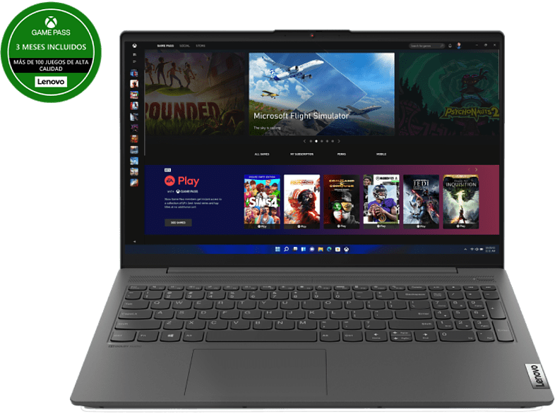 Portátil - Lenovo IdeaPad 5 15ITL05, 15.6 Full HD, Intel® Core™ i7-1165G7, 16GB RAM, 1TB SSD, Iris® Xe Graphics, Windows 11 Home