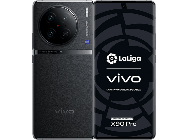 Móvil - Vivo X90 PRO, Legendary Black, 256GB, 12 GB RAM, 6.78 " AMOLED, MediaTek Dimensity 9200 5G Mobile Platform, 4870 mAh, Android 15