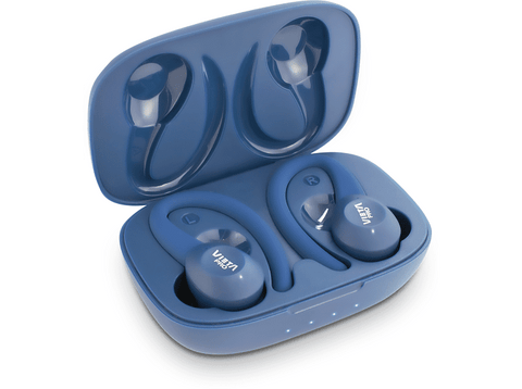 Auriculares True Wireless - Vieta Pro Match 2, Asistente de Voz , IPX6, Hasta 32 hs, Azul