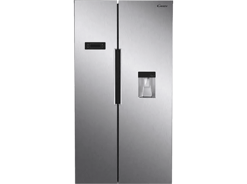 Frigorífico americano - Candy CHSBSO 6174XWD, 529l, Total No Frost, Motor Inverter, 177cm, Dispensador agua, Inox