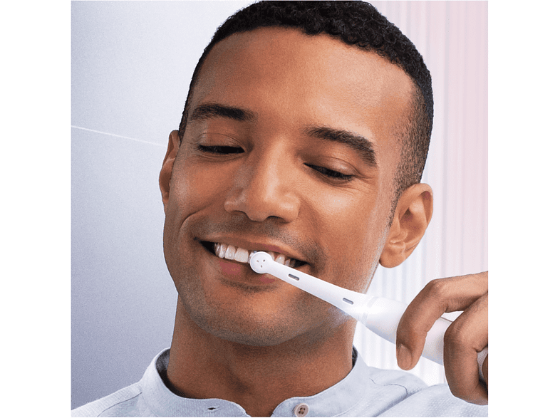 Recambio para cepillo dental - Oral-B iO Gentle Care, Pack De 4 Unidades, Blanco