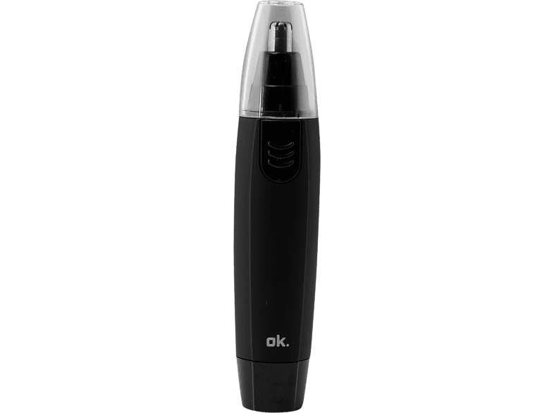 Cortapelos nariz - OK ONT 1019, Cuchillas de acero inoxidable, Lavables, Negro