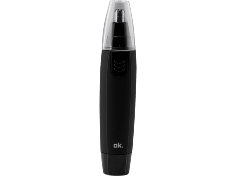 Cortapelos nariz - OK ONT 1019, Cuchillas de acero inoxidable, Lavables, Negro
