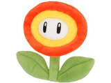Peluche - Sherwood Fire Flower, Super Mario, Flor de fuego, 18 cm, Multicolor