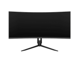 Monitor gaming - PEAQ PMO G340-CWQK, Curvado, 34 , UWQHD, 1 ms, 144 Hz, DP 1.4/ HDMI 2.0/ USB-C, Negro