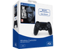 Mando - Sony Dualshock 4 V2, Para PS4, Negro + Juego PS4 The Last Of Us: Parte 2