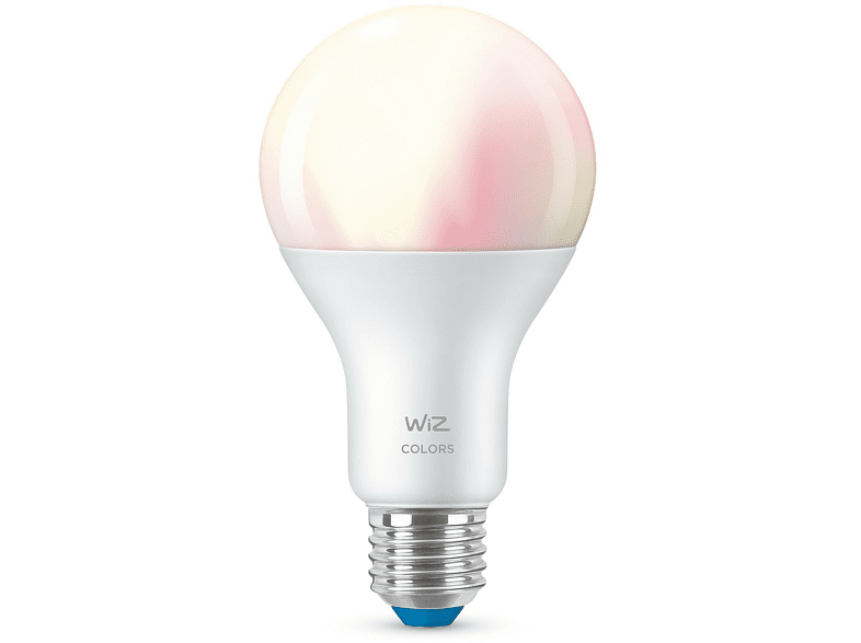 Bombilla inteligente - Wiz A67 E27, 100W, Luz blanca y color, Wifi y Bluetooth, Control por voz