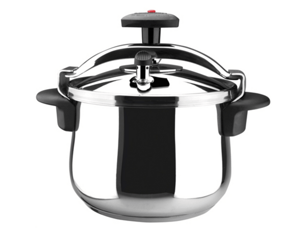 Olla a presión - Megafesa Star Bombeada, Capacidad 10L, Acero Inoxidable