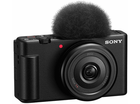 Cámara - Sony Vlog ZV-1F,  Digital, Pantalla multiángulo, Vídeo 4K, Cámara lenta, Micro, Funciones Vlog, Wifi, Bluetooth, Negra