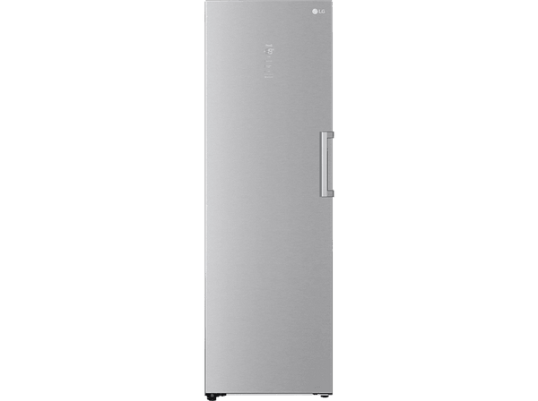 Congelador vertical - LG GFM61MBCSF, 324 l, Total No Frost, 186 cm, Inox texturizado antihuellas