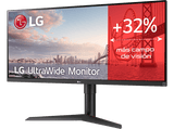 Monitor GAMING - LG 34WP65G-B, Full HD, UltraWide, 5 ms, FreeSync, 400 cd/m², HDR 10, Negro