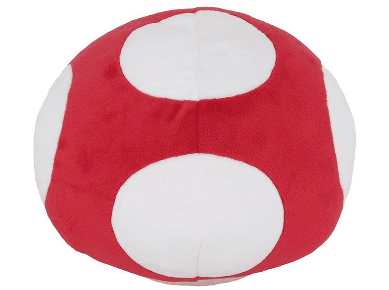 Peluche - Sherwood Mushroom, Super Mario, 1 Life, 16 cm, Rojo