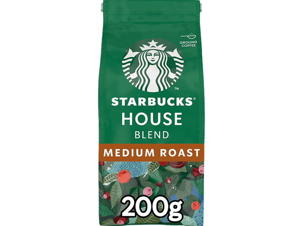Café molido - Starbucks House Blend, 100% Arábica, Medium Roast, 200 g
