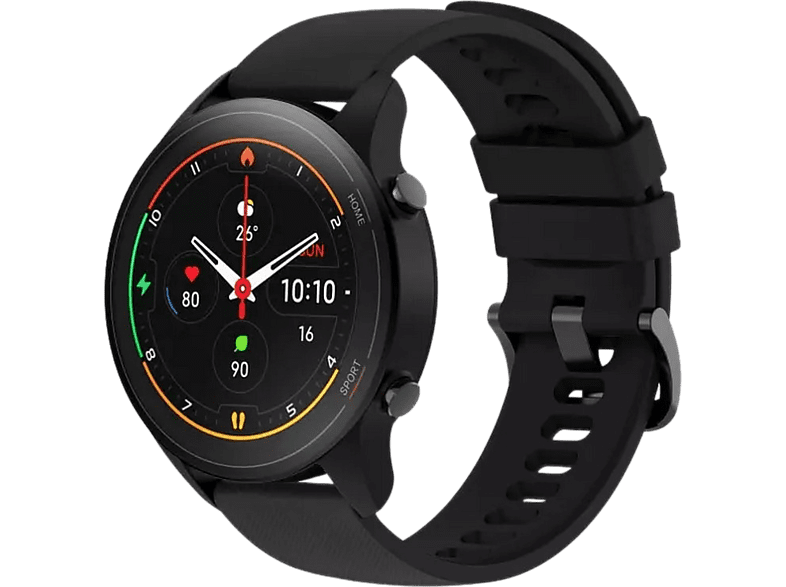 Smartwatch - Xiaomi Mi Watch, 1.39, 16 días, 117 Modos deportivos, Bluetooth, Resistente al agua, Negro