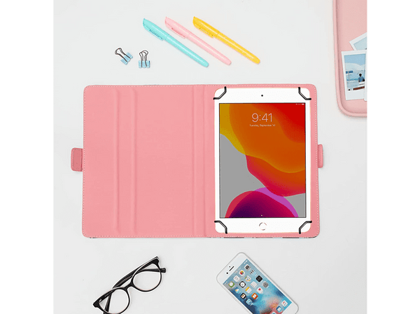 Funda tablet - Wondee Mr Wonderful Universal Cactus, 10.2", Antideslizante, Soporte giratorio