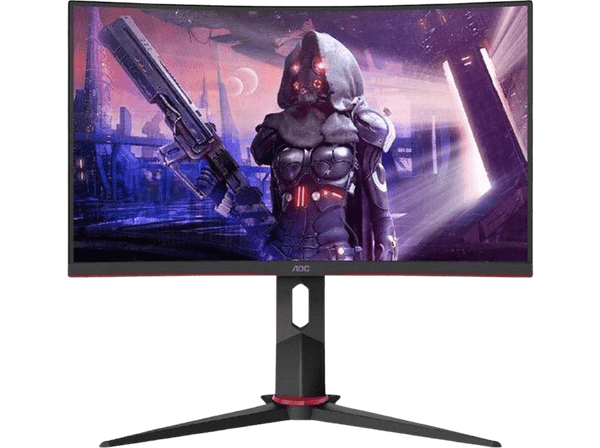 Monitor gaming - AOC C24G2AE/BK, 24" FHD, 1 ms, 165 Hz, FreeSync™ Premium, Low Blue Light, Curvo 1500R, Negro