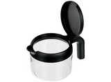 Jarra de cristal - De'Longhi DLSC021, Para 6 tazas de café, Transparente/Negro