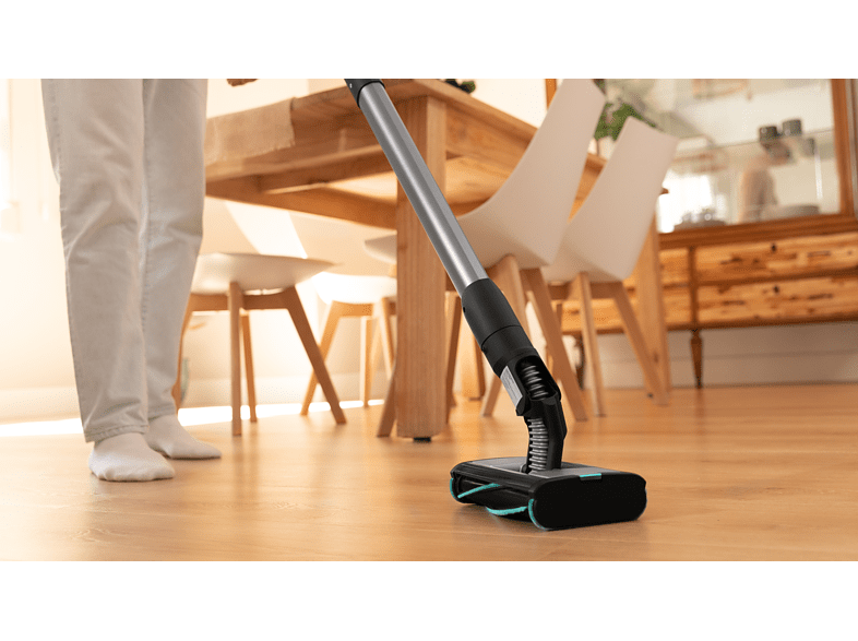 Aspirador escoba - Cecotec Conga Rockstar Agile Twice, 210 W, 20 kPa, 40 min, Ultraligero, 2 modos, Negro