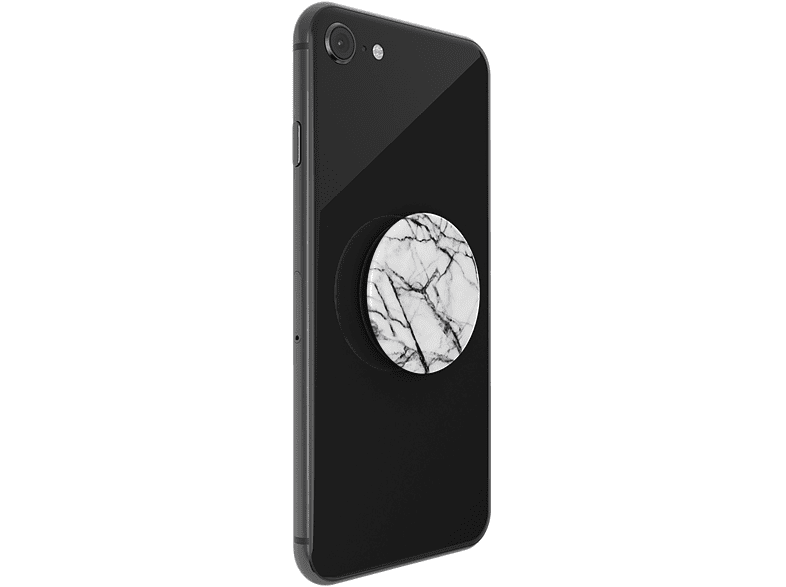 Soporte adhesivo para móvil - PopSockets Dove, Universal, Blanco y Negro