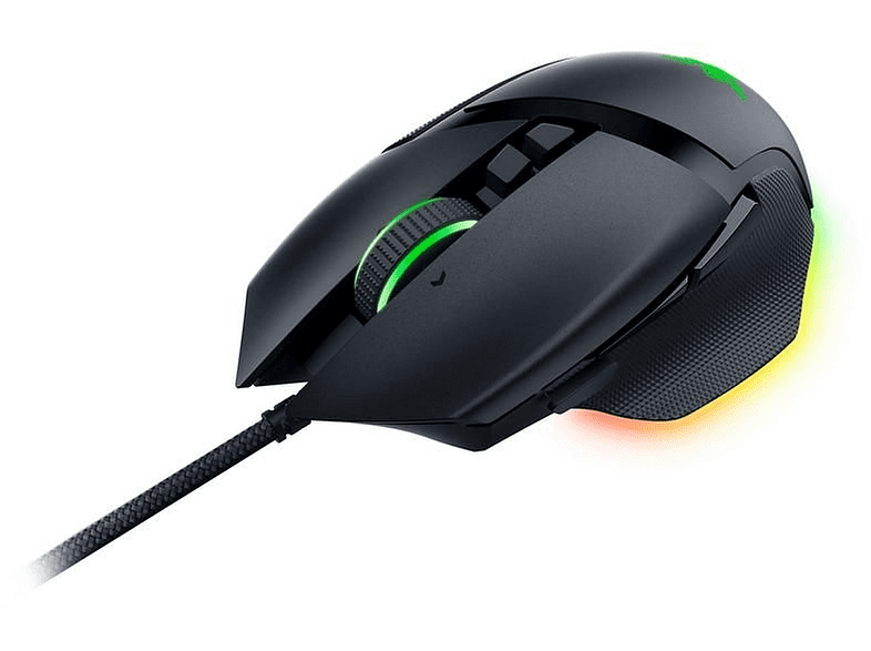 Ratón gaming - Razer Basilisk V3, Por cable,  26000 ppp, 11 Teclas Programables, Negro