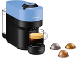 Cafetera de cápsulas - De'Longhi Nespresso Vertuo Pop ENV90.B, 0.56 l, 1350 W, Tecnología de Centrifugación, Azul Pacífico