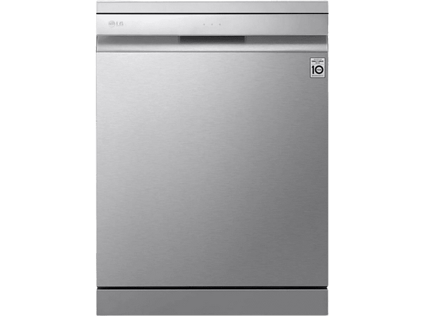 Lavavajillas - LG DF455HSS con Vapor, Inverter Direct Drive, 3ª bandeja, Wi-Fi, 14 servicios, 10 programas, Acero antihuellas