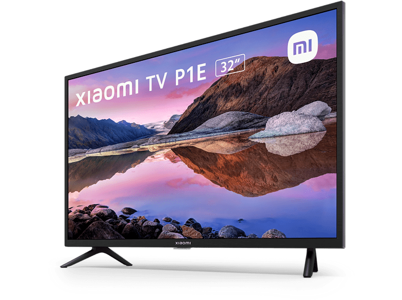 TV LED 32 - Xiaomi TV P1E, HD, Smart TV, DVB-T2 (H.265), Dolby Audio, Negro