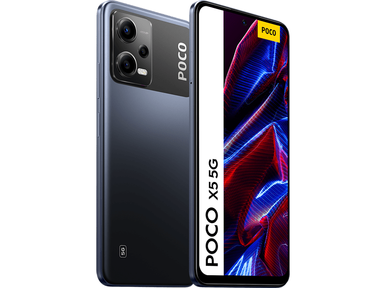 Móvil - Pocophone X5, Negro, 256 GB, 8 GB RAM, 6.67 FHD+ AMOLED DotDisplay, Snapdragon® 695, 5000 mAh, Android