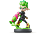 Nintendo Figura Amiibo Inkling Chico (VerdeNeón)